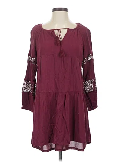Pre-owned Old Navy Casual Dress In Burgundy