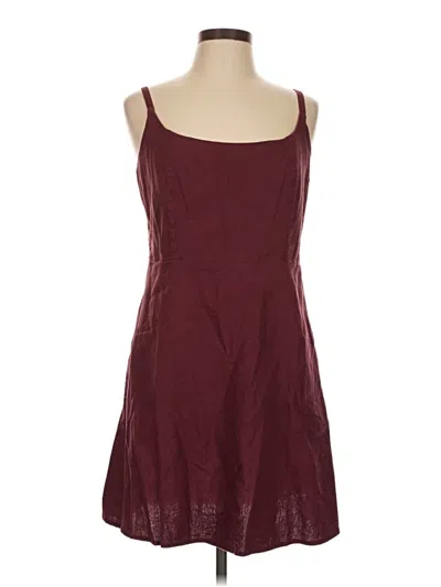 Pre-owned Old Navy Casual Dress In Burgundy