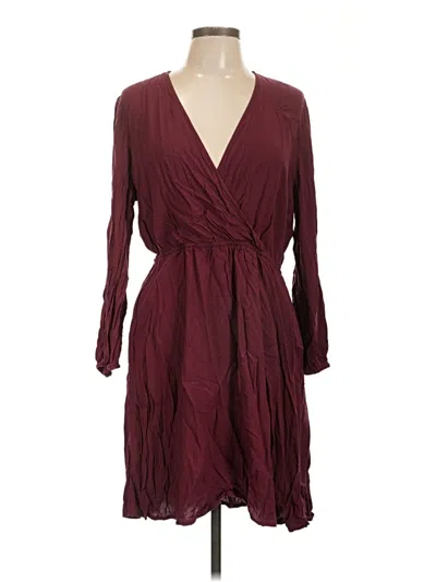 Pre-owned Old Navy Casual Dress In Burgundy