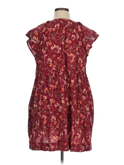 Pre-owned Old Navy Casual Dress In Burgundy