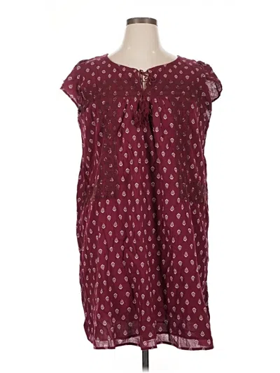 Pre-owned Old Navy Casual Dress In Burgundy