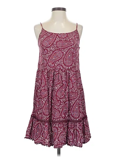Pre-owned Old Navy Casual Dress In Burgundy