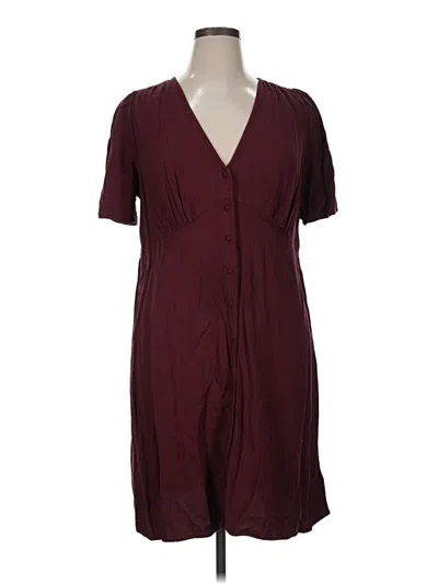Pre-owned Old Navy Casual Dress In Burgundy