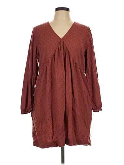 Pre-owned Old Navy Casual Dress In Burgundy