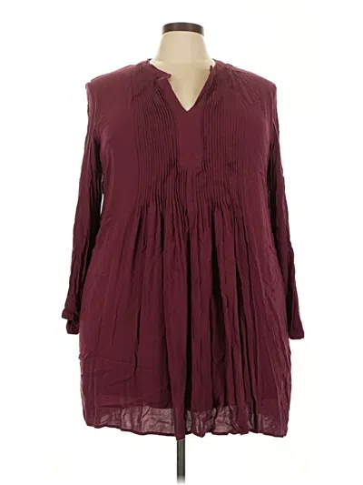 Pre-owned Old Navy Casual Dress In Burgundy