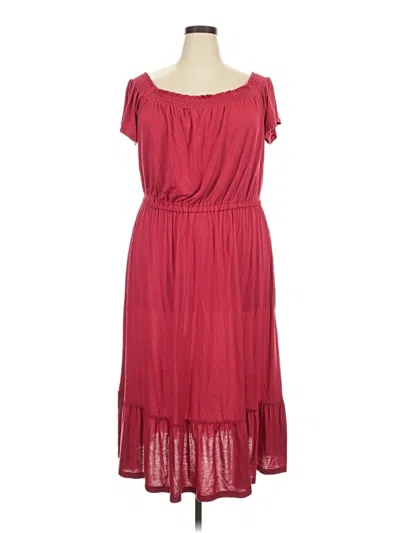 Pre-owned Old Navy Casual Dress In Burgundy