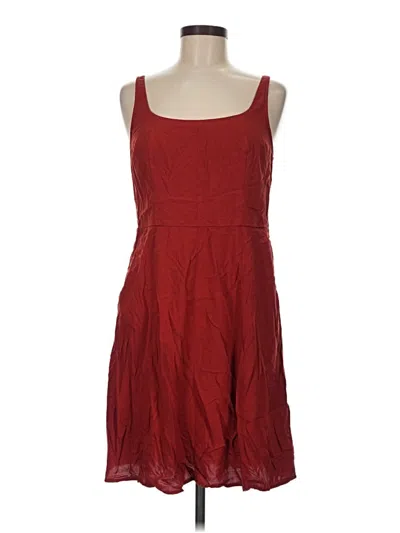 Pre-owned Old Navy Casual Dress In Burgundy