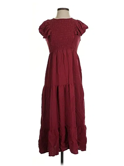 Pre-owned Old Navy Casual Dress In Burgundy