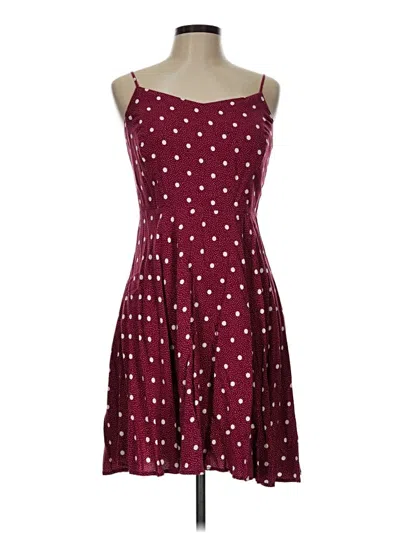 Pre-owned Old Navy Casual Dress In Burgundy