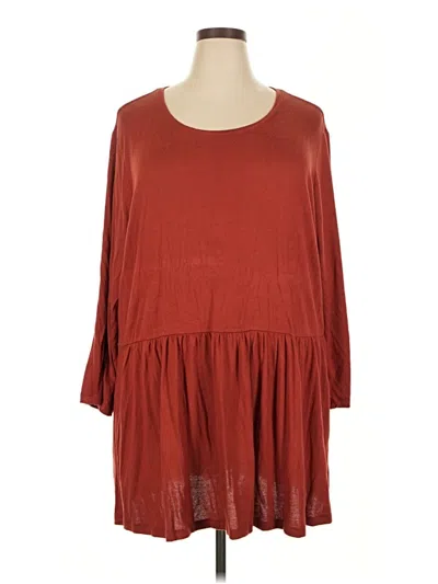 Old Navy Casual Dress In Burgundy