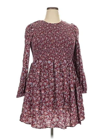 Pre-owned Old Navy Casual Dress In Burgundy