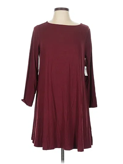 Old Navy Casual Dress In Burgundy