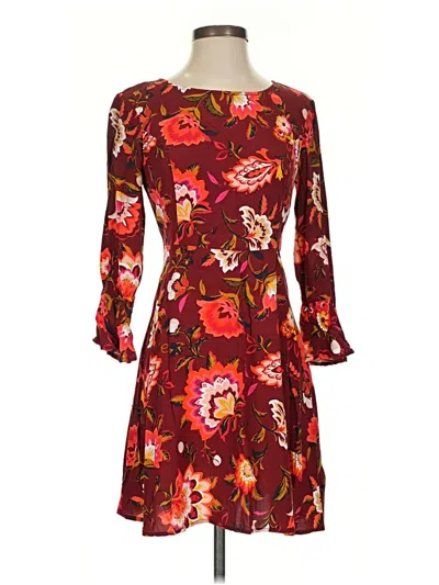 Pre-owned Old Navy Casual Dress In Burgundy