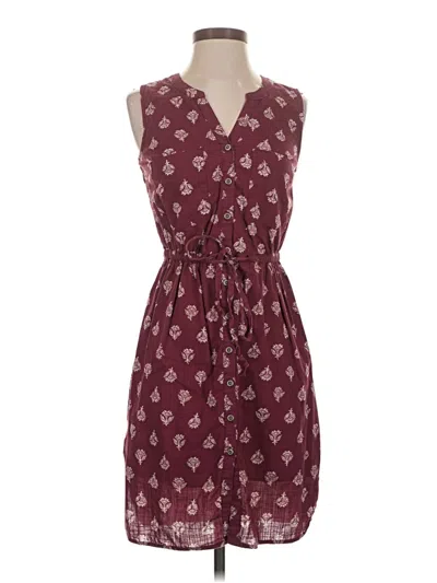 Pre-owned Old Navy Casual Dress In Burgundy