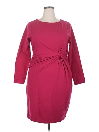 Old Navy Casual Dress In Burgundy