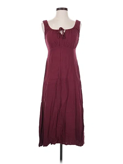 Pre-owned Old Navy Casual Dress In Burgundy