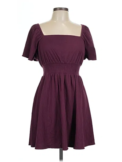 Pre-owned Old Navy Casual Dress In Burgundy