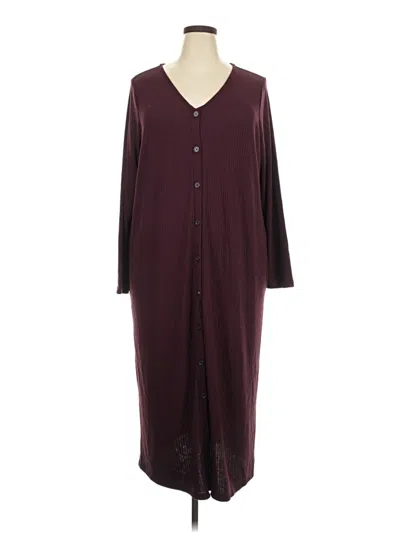 Pre-owned Old Navy Casual Dress In Burgundy