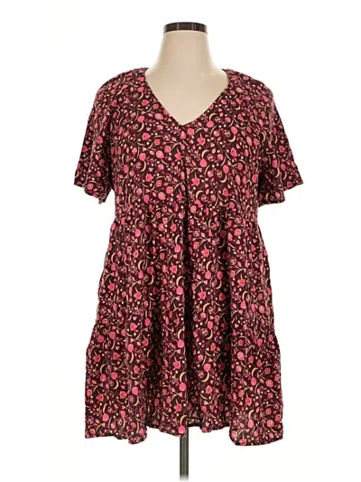 Pre-owned Old Navy Casual Dress In Burgundy