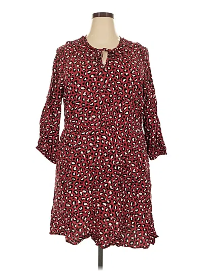 Pre-owned Old Navy Casual Dress In Burgundy