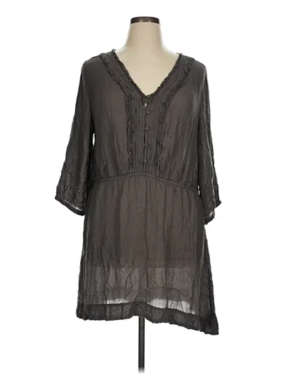 Pre-owned Old Navy Casual Dress In Gray