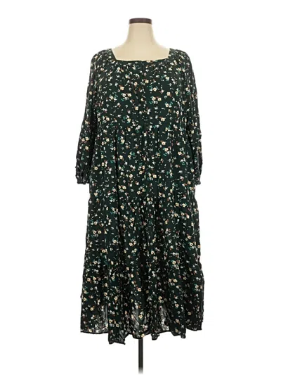 Pre-owned Old Navy Casual Dress In Green