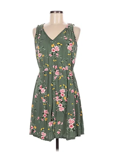 Pre-owned Old Navy Casual Dress In Green