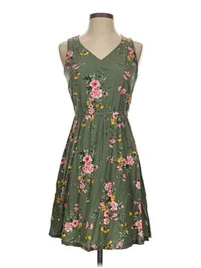 Pre-owned Old Navy Casual Dress In Green