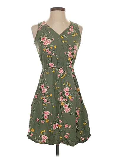 Pre-owned Old Navy Casual Dress In Green