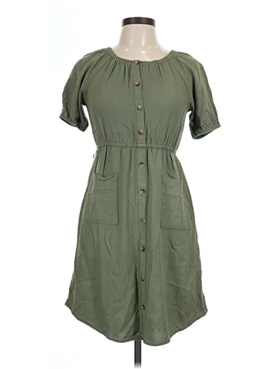 Pre-owned Old Navy Casual Dress In Green