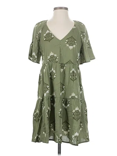 Pre-owned Old Navy Casual Dress In Green