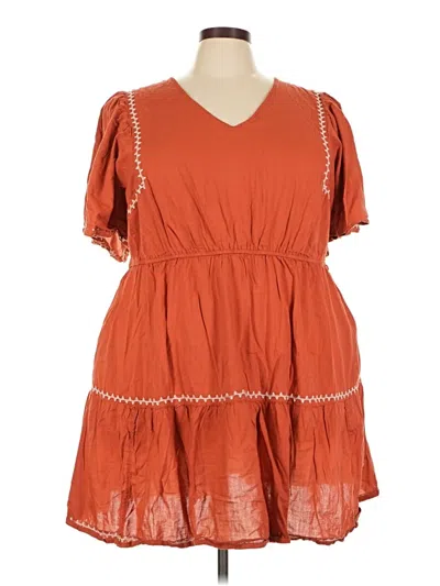 Pre-owned Old Navy Casual Dress In Orange