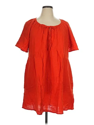 Old Navy Casual Dress In Orange