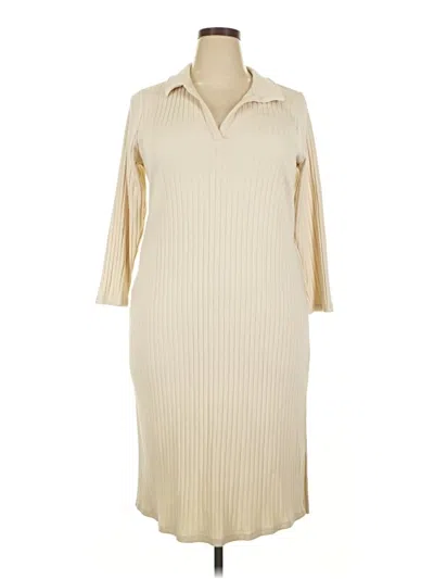 Pre-owned Old Navy Casual Dress In Tan