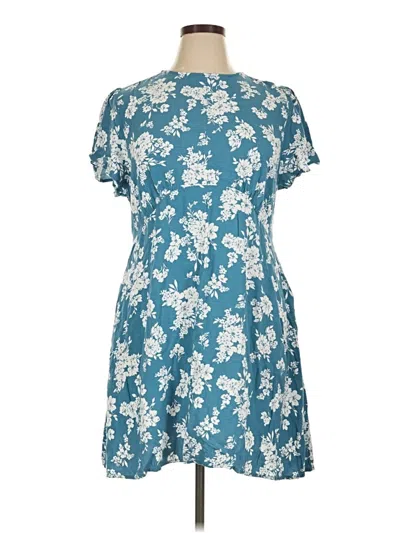 Pre-owned Old Navy Casual Dress In Teal