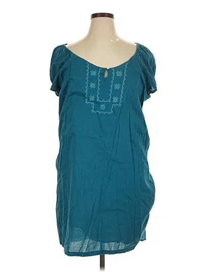 Pre-owned Old Navy Casual Dress In Teal