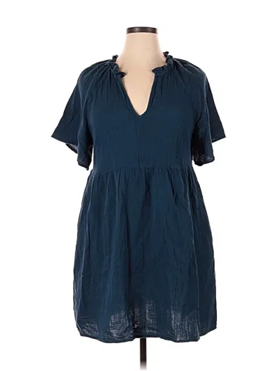 Pre-owned Old Navy Casual Dress In Teal
