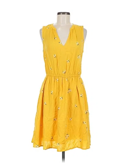 Pre-owned Old Navy Casual Dress In Yellow