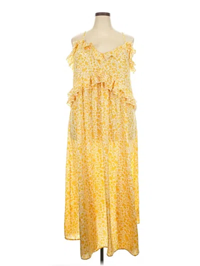 Old Navy Casual Dress In Yellow