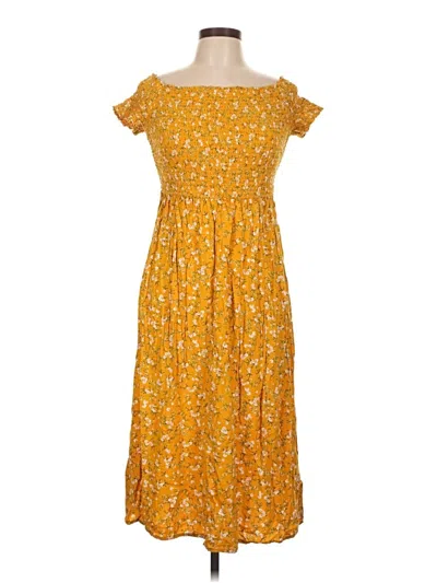 Pre-owned Old Navy Casual Dress In Yellow