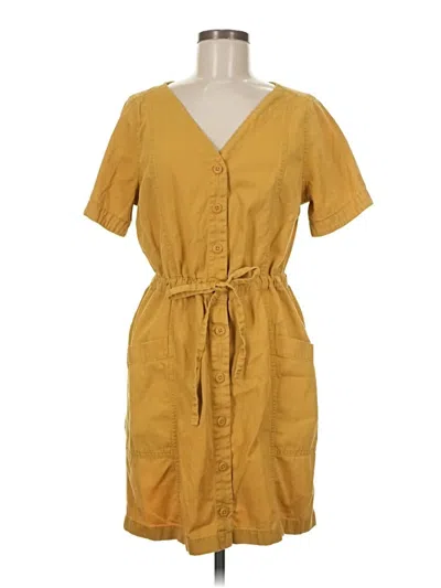 Pre-owned Old Navy Casual Dress In Yellow