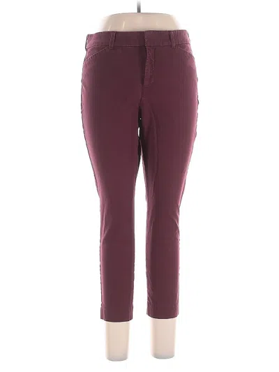 Pre-owned Old Navy Casual Pants In Burgundy