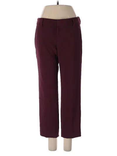 Pre-owned Old Navy Casual Pants In Burgundy