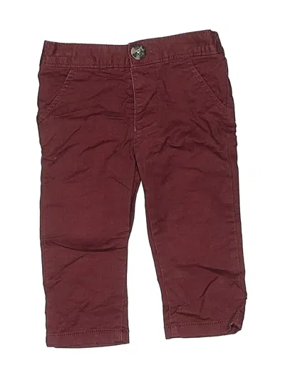Pre-owned Old Navy Babies' Casual Pants In Burgundy