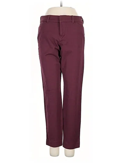 Pre-owned Old Navy Casual Pants In Burgundy