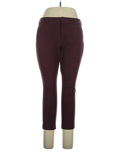 Pre-owned Old Navy Casual Pants In Burgundy