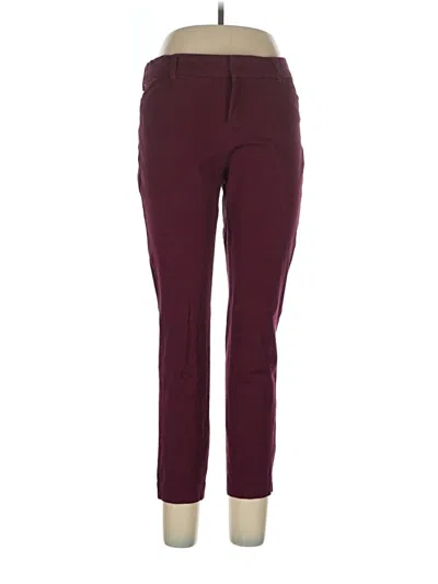 Pre-owned Old Navy Casual Pants In Burgundy