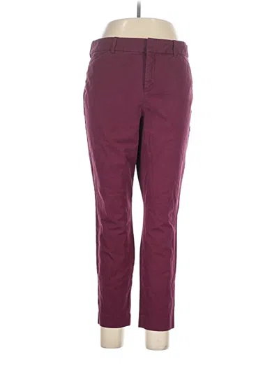 Pre-owned Old Navy Casual Pants In Burgundy
