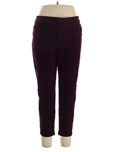 Pre-owned Old Navy Casual Pants In Burgundy