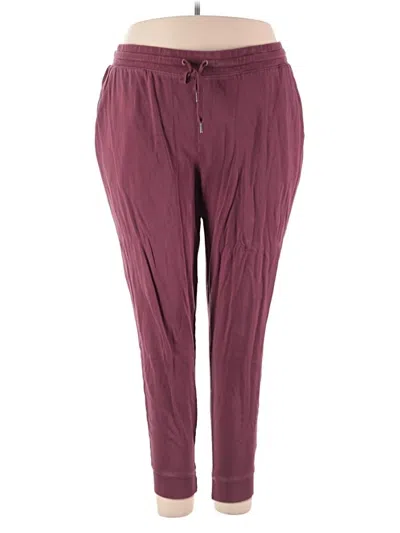 Pre-owned Old Navy Casual Pants In Burgundy
